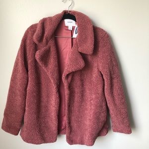NWT pink sherpa jacket